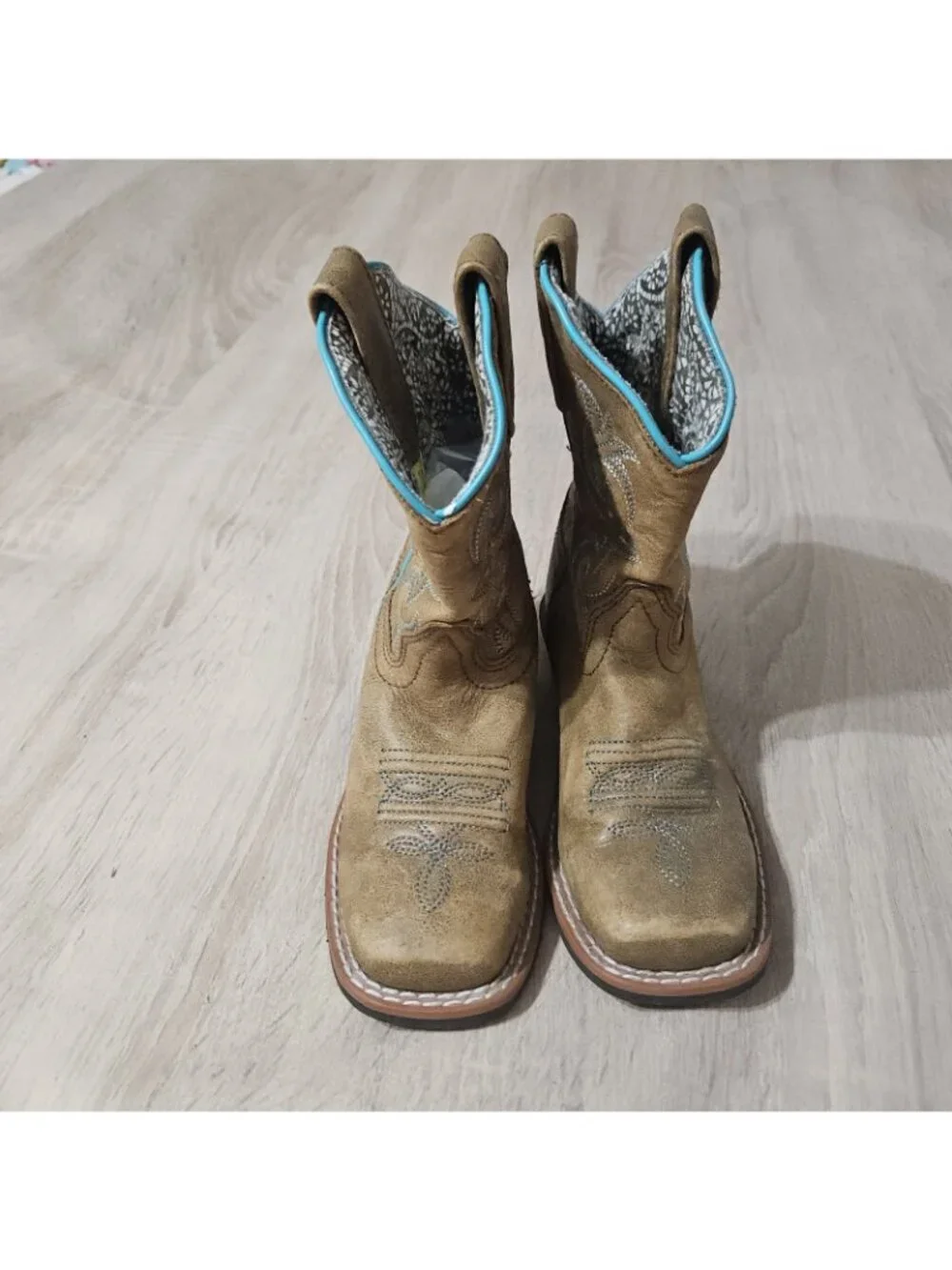 Dan Post Sadie Mae Boots Girls Kids Size 11 D Brown Leather Cowboy Western